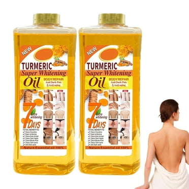 Soft 7 Oil, Soft 7 Turmeric Oil, Soft 7 Turmeric Body Oil,Veetgold Body Oil, Soft 7 Turmeric Glow Oil, Soft7 Turmeric Oil For Skin, Natural Moisturizing Body Oil For All Skin Types,300ML,2PCS