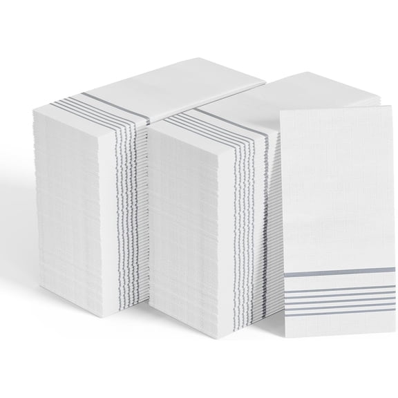 Soft Absorbent 3-Ply Disposable Paper Napkins for Party Dinner Wedding and Events as Guest Hand Towels
