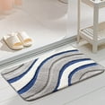 thumbnail image 1 of Soft Absorbent Bath Mat, Non-slip Fine Fiber, Modern Bathroom Decor, Superior Water Trapping, Bathroom Entry Mat, Extra Large Indoor Mat, Plush High-quality Fibers, Durable Machine Washable,, 1 of 8