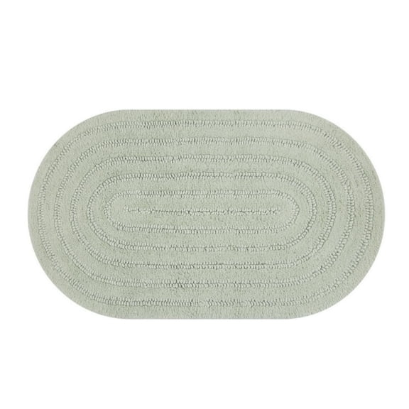 Soft Absorbent Microfiber Bath Mat with Embossed Texture - Non-Slip Floor Rug for Bathroom, Shower, Kitchen, Easy to Clean, Versatile Use,Mint Green