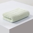 thumbnail image 1 of Soft Absorbent Polyester Towel | Thickened Face & Body Towel for Bathroom, Spa & Gym | 75x35 cm Gray, Yellow, White, Green | 1-Piece Household Towel, 1 of 7