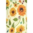 thumbnail image 1 of Soft Absorbent Reusable Kitchen Towels, Set of 1|28x18 in, Vintage Sunflower Butterfly Dining Kitchen Living Room Tea Towels Dish Towels Decorative Towels, 1 of 7