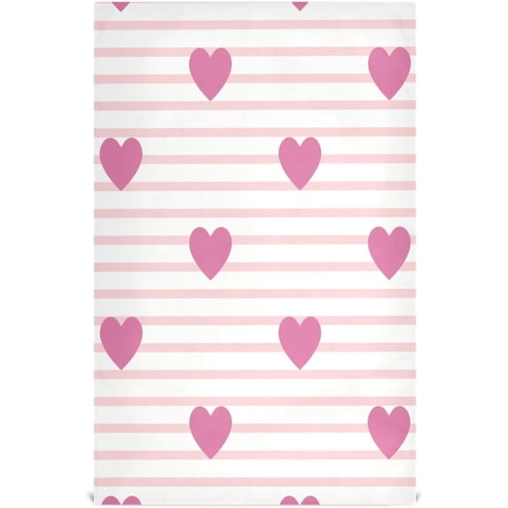 Soft Absorbent Reusable Kitchen Towels, Set of 4|28x18 in, Love Line Dining Kitchen Living Room Tea Towels Dish Towels Decorative Towels Washcloth Gift