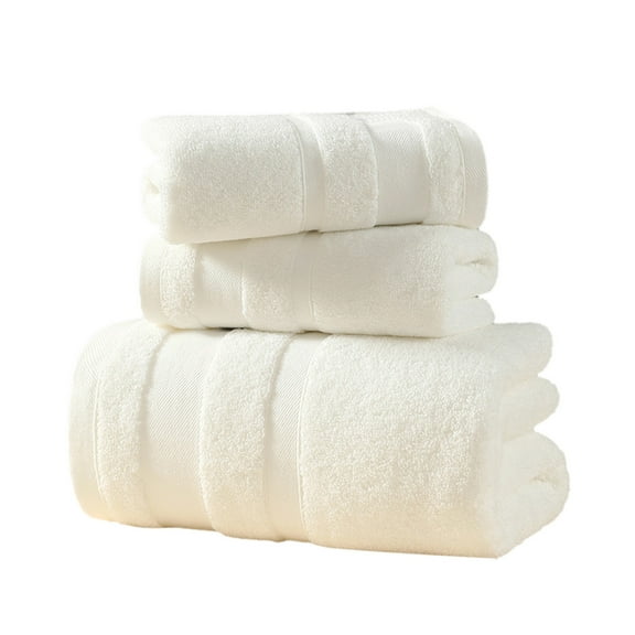 Soft Absorbent Towel Set - 3 Piece Bath Towel Gift Set for Home and Travel, Luxurious Comfort and Style