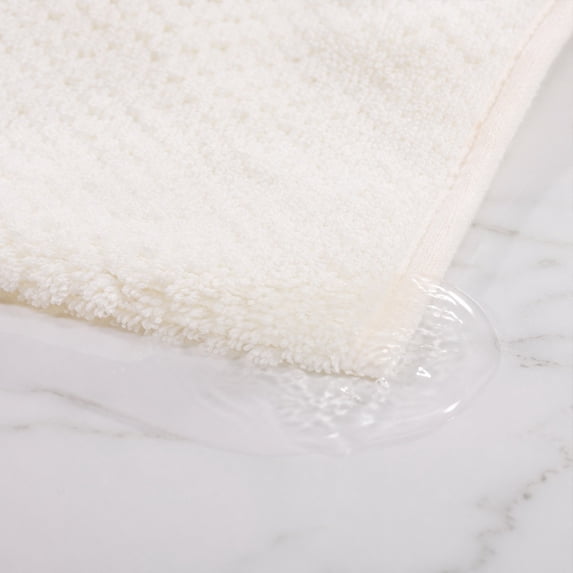 Soft Absorbent Towel - Ultra Soft Cloud-Like Feel, Quick Dry High Absorbency, Long Lasting Durable Stitching, Multipurpose for Home Travel Gym, White, Ccwuwei