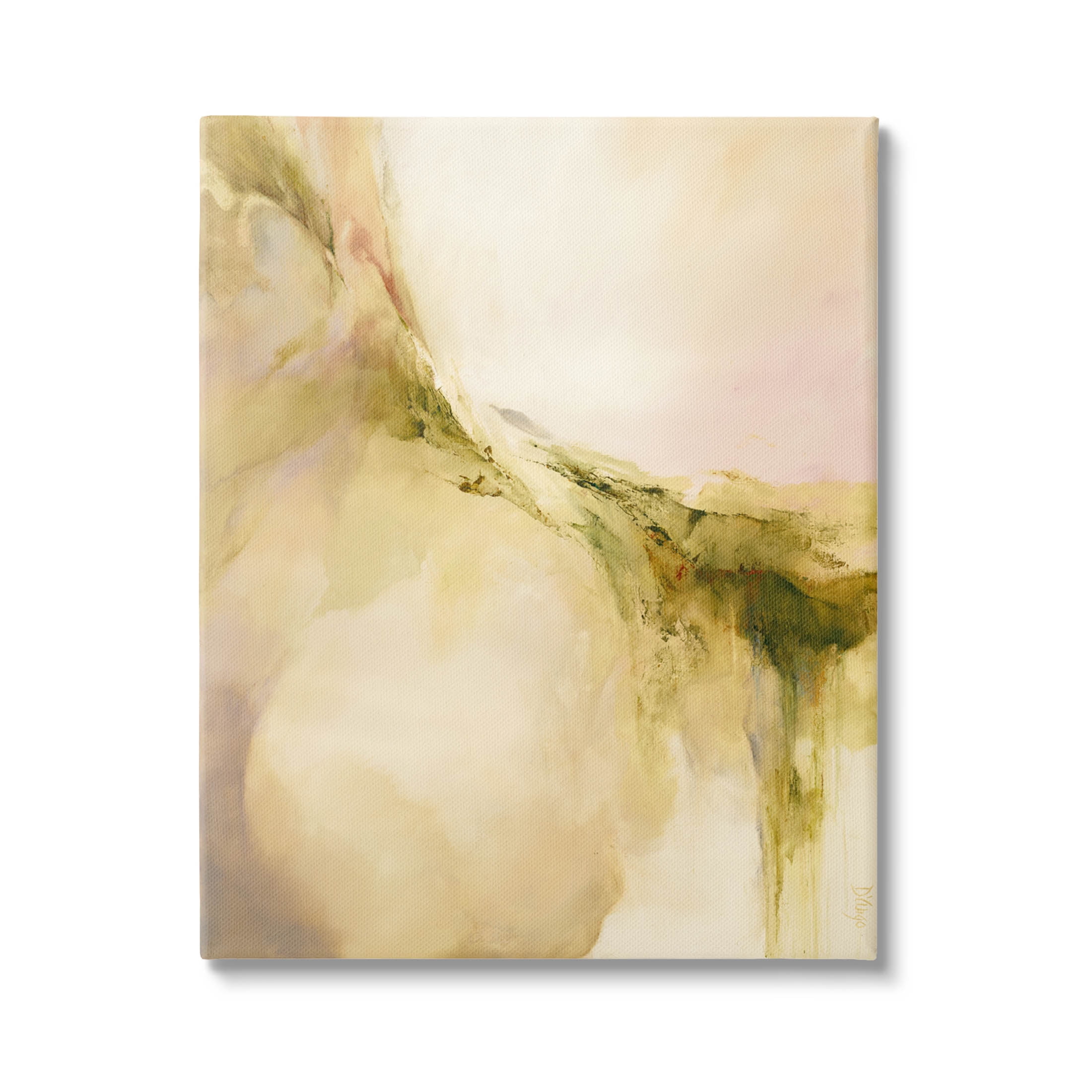 Soft Abstract Neutral Composition Canvas Wall Art, 16" x 20"