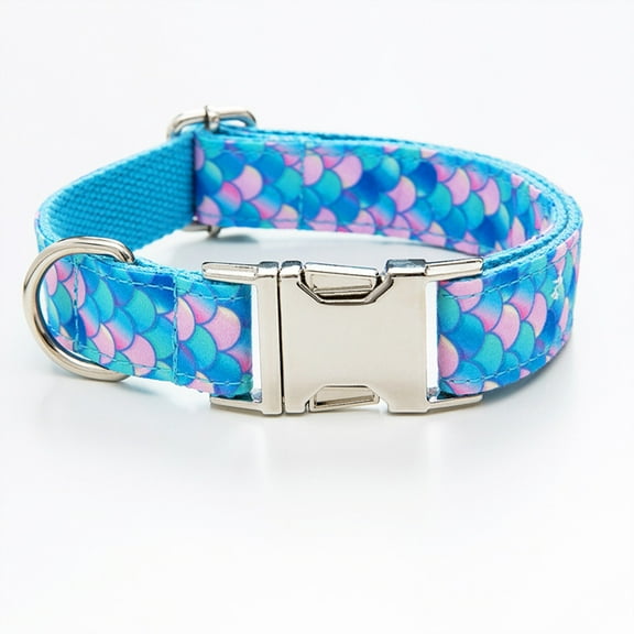 Soft Adjust Dog Collar Vibrant Webbing Cute Girl Puppy Collar For Small Medium Large Dogs Puppies