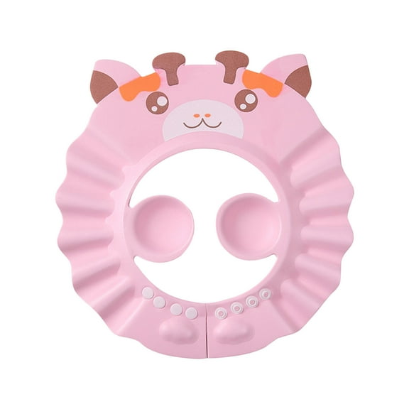 Soft Adjustable Baby Kids Children Shampoo Bath Bathing Shower Cap Hat Wash Hair Shield Hat Baby Shower Cap Bathing Protection Adjustable Hair Washing Hat