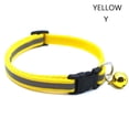 thumbnail image 1 of Soft Adjustable For Puppy Kitten Easy Wear Light Up Night Dog Accessories Pet Collar Cat Collar Necklace Pet Supplies YELLOW, 1 of 8