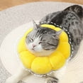 thumbnail image 1 of Adjustable Soft Pet Recovery Collar Flower Shape Design for Cats and Dogs to Licking and Aid, 1 of 5