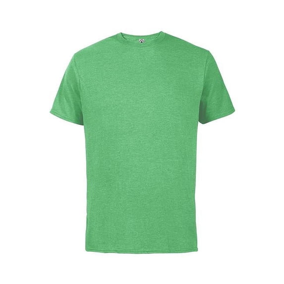 Soft Adult 4.3 oz Soft spun T-Shirt, Kelly Heather - Medium