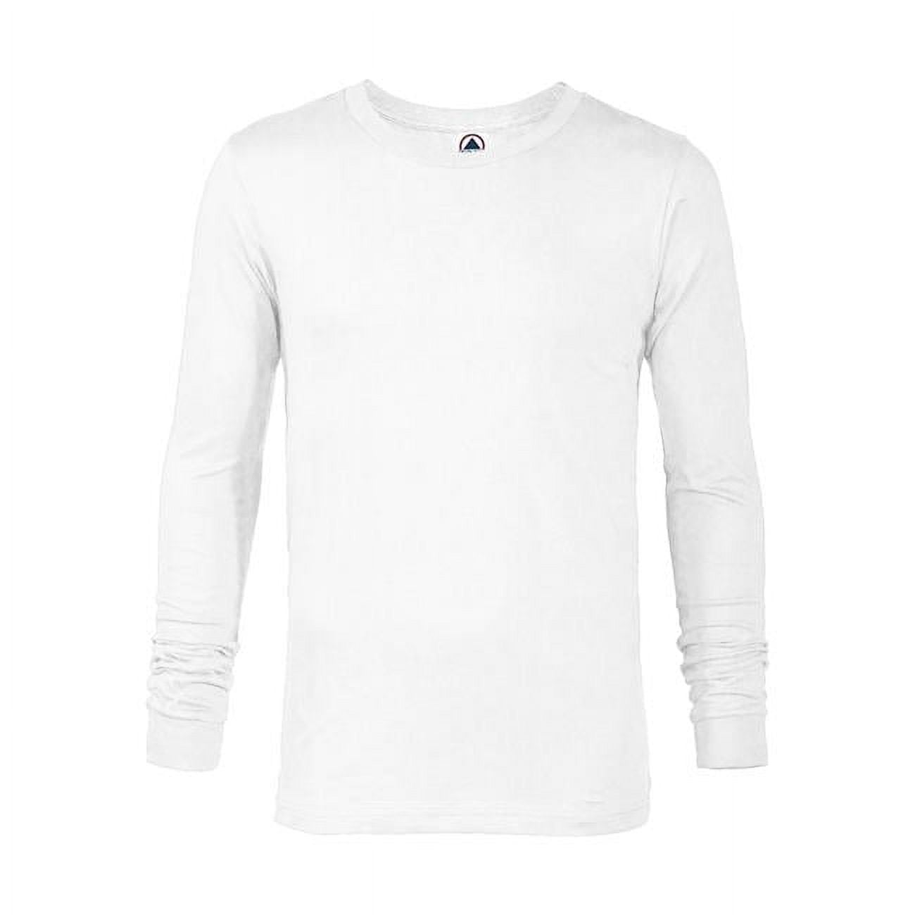 Soft Adult Soft Spun Long Sleeve T-Shirt, White - 2X - Walmart.com