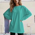 thumbnail image 1 of Soft And Distressed Long Sleeve T Shirt Casual Loose Fit Top For Everyday Comfortable Wear, 1 of 3