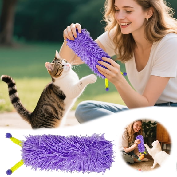 Soft And Durable Indoor Interactive Cat Companion with Antenna - Rich Colors Pet Toys for Cats and Dogs