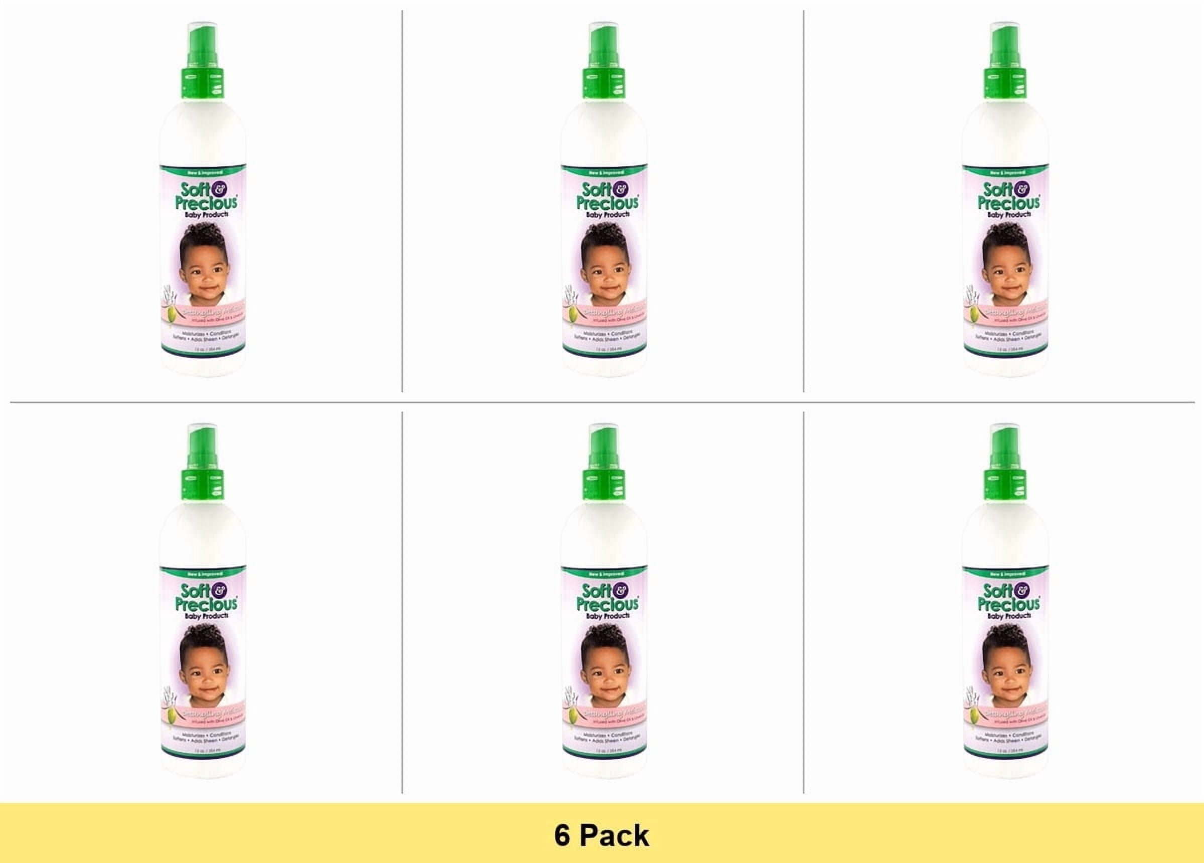Soft And Precious Baby Products Detangling Moisturizer Infused with Olive and Lavender, 12 oz - 6 Pack