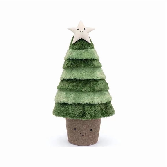 Soft And Soothing Plush Toys Spruce Christmas Tree Plush Decorative Toy Cute Doll Gift Fun Gift Idea