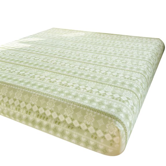 Soft And Stable Coarse Fabric Fitted Mattress Cover Single Bed Sheet Bedroom Printed Bed Cover For Thickness