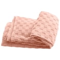 thumbnail image 1 of Soft And Warm Blanket, Lightweight Yet Cozy, Versatile Couch And Travel Blanket, Checker Pattern, for Bed, Sofa Couch Home Decor, Pink 4, 1 of 8