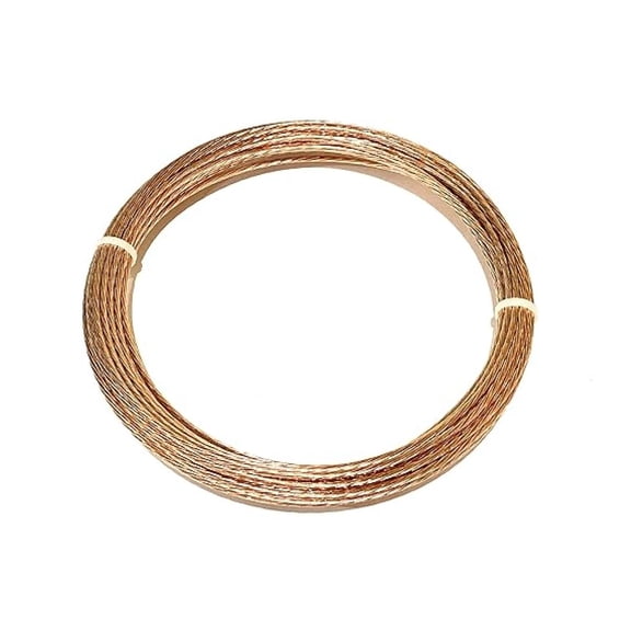 Soft Annealed Ground Wire Stranded Bare Copper 8 AWG Pool Spa Generator Heating Cooling Arts (15 FT)