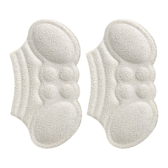 Soft Anti-Friction Heel Pads for Sneakers & Heels, Thin, Beige - Premium Adhesive Heel Pads & Inserts for Women & Men, Heel Grips to Improve Fit & Prevent Blisters (1 Pair), Foot Masks Easter
