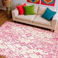 thumbnail image 1 of Soft Area Rug Unique Textured Featuring Fun Shapes for Playful Spaces, Non Slip, Stain Resistant, Washable Area Rugs for Living Room, Bedroom 2x3ft, 1 of 6