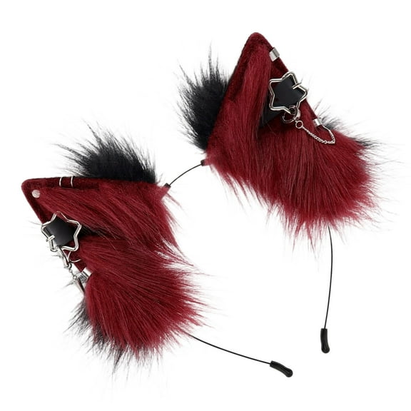 Soft Artificial Ear Headbands for Halloween and Carnivals Devil Cosplay Headpiece Halloween Party