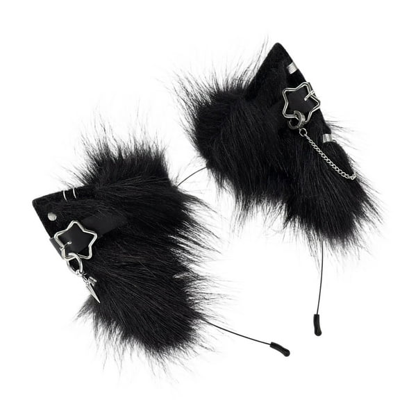 Soft Artificial Ear Headbands for Halloween and Carnivals Devil Cosplay Headpiece Halloween Party