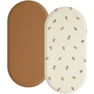 Soft Baby Bassinet Sheets Fitted Bassinet Sheets for Baby Girl Cute Moses Basket Sheets for Cradle Bassinet Sheets Fit for Baby