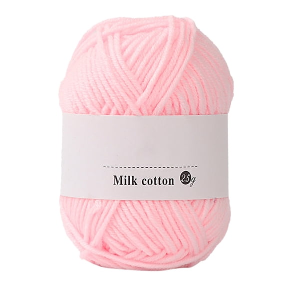 Soft Baby Cotton Yarn 25g Skeins for Knitting and Crochet, Colorful Milk Cotton Wool, Ideal for Sweaters, Hats, Scarves, and DIY Crafts
