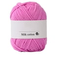 thumbnail image 1 of Soft Baby Cotton Yarn For Knitting And Crochet, Colorful Hand Knitting Milk Cotton Yarn For DIY Sweaters Hats Blankets And Craft Projects, 1 of 2