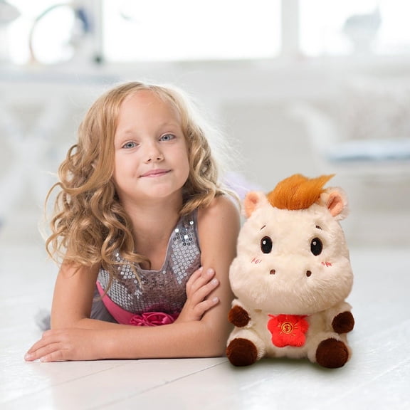 Soft Baby Horse Plush Toy, Sleep Companion Doll, Cute Foal Gift with Auspicious Meaning, Nursery Decor, Kids Plush Doll, Adorable Soft Animal Toy for Sleep