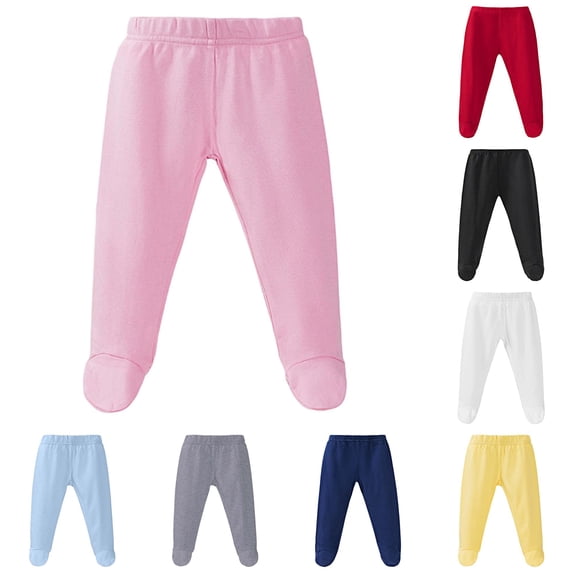 Soft Baby Pants Full Coverage Sleeper with Stretchy Waistband for Boys and Toddlers Gentle Comfort All Day Long Sweatpants for Baby