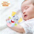 thumbnail image 1 of Soft Baby Plush Rattle Toy for Infants 0-1 Year, Educational Toys Hand Rattles, Easy Grip Infant Sensory Shaker Toy, Newborn Developmental Rattle Toys for 0-12 Months Boys Girls, Baby Gift, 1 of 7
