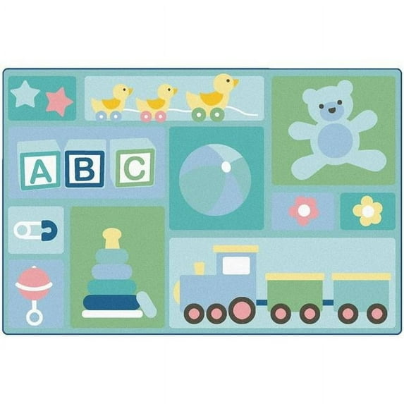 Soft Babys Basics Toddler Rectangle Rug - 6 x 9 ft.