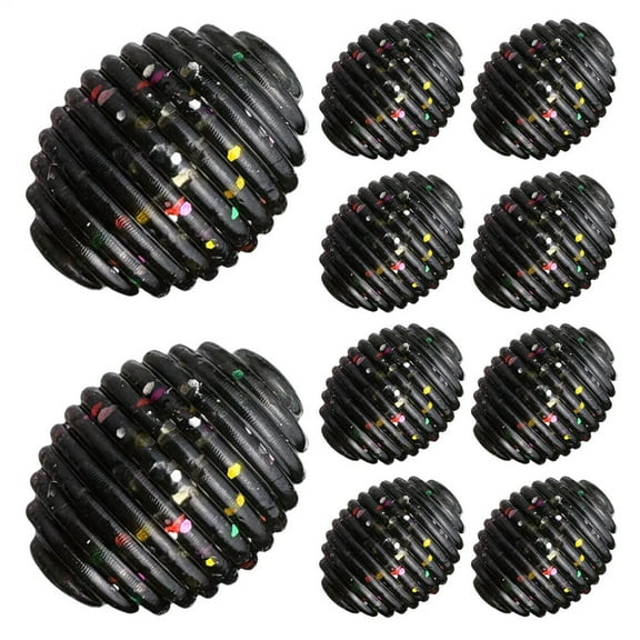 Soft Bait Bass Fishing Soft Lures 10 Pieces Realistic Accessories Portable Bait for Catfish Father Pond Dad Bass Trout Men Offshore