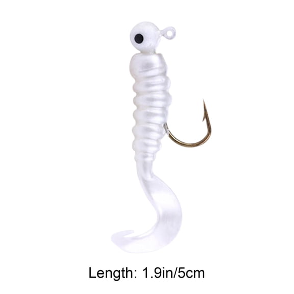 Soft Bait T-tail Fishing Lure with Paddle Tail, Lifelike Swimming Motion, Natural Scent, Durable Soft Worm, Versatile for Fresh & Saltwater