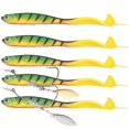 thumbnail image 1 of Soft Bait with a Curled Tail, Realistic Design, Equipped with Lead And a Shiny Spinner, Suitable for Sea Fishing Hooks And Lures., 1 of 9