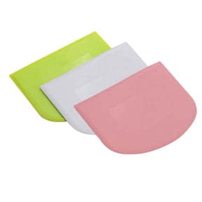 Soft Baking Scraper Tool Set for Cakes and Dough Kitchen Utensil Kit