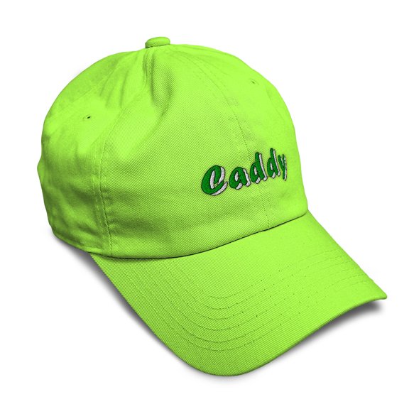 Soft Baseball Hat Embroidered Dad Hat Caddy Men & Ladies Baseball Cap Cotton Lime Design Only