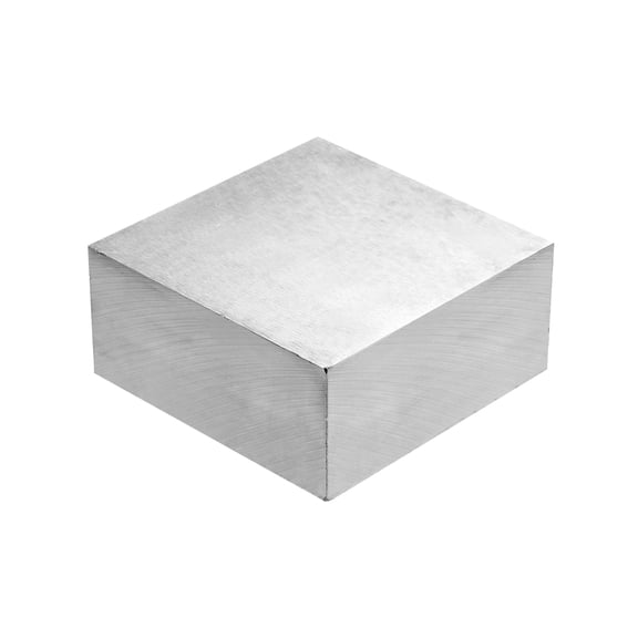 85x85x40mm Steel Bench Block, Steel Block Metal Bench Block No Holes Matched Hardened Steel Flat 123 Blocks Precision Ground Milling for Jewelry Making Stamping Tool, Square