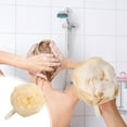 thumbnail image 1 of Soft Bath Sponge Scrubber, Non-Scattering High Lathering Design, Dual-Tone Decor, Shower and Skincare Routine, 1 of 6