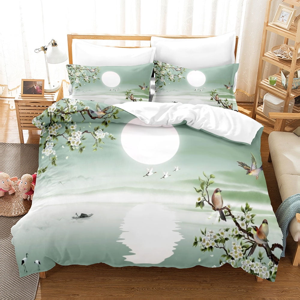 Soft Beach Duvet Cover Forest Coastal Beach Themed Bedding Nature Theme