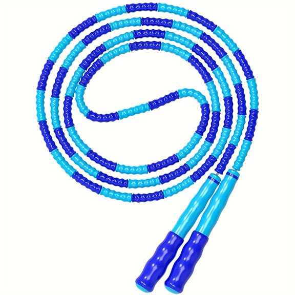 Soft Beaded Adjustable Jump Rope, Tangle Free Fitness Skipping Rope