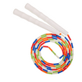 thumbnail image 1 of Soft Beaded SegmentAdjustable Fitness Workout Tangle-Free Skipping Rope for Activities Exercising - colorful white, 1 of 5