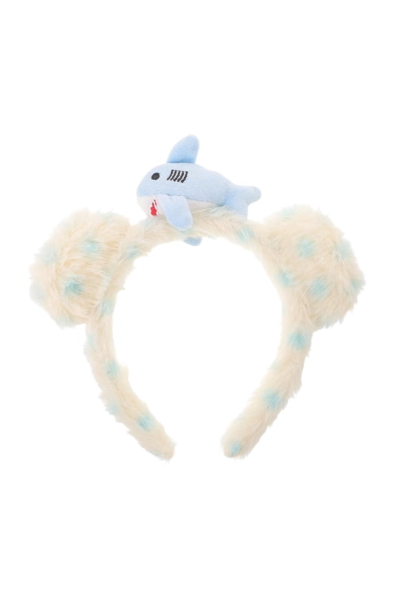 Soft Bear Ears Plush Spa Headband for Women & Girls – Comfortable Skincare Headband for Face Washing, Facial Care, Role Play, Birthday & Festival Use