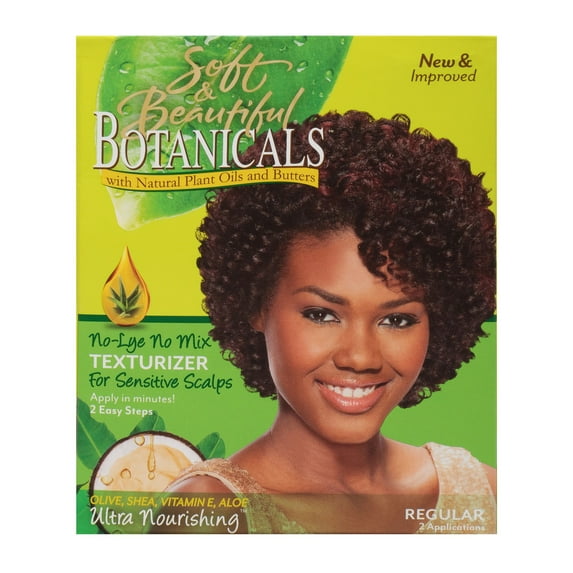 Soft & Beautiful Botanicals Regular Texturizer, Textured All Hair Types