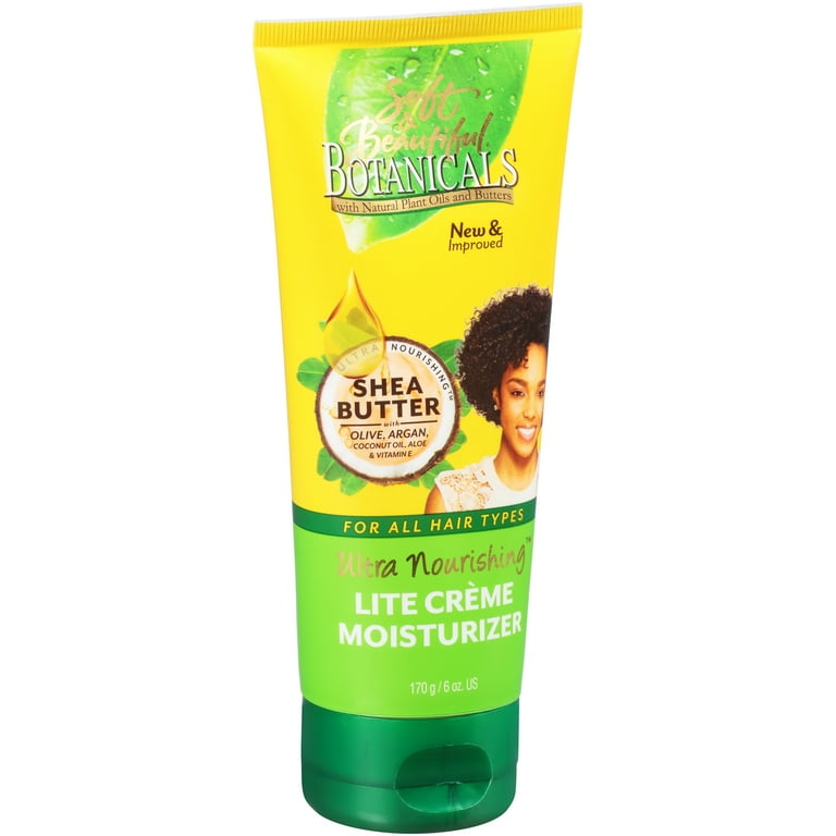 SOFT & BEAUTIFUL Botanicals Shea Butter Lite Cream Moisturizer (6oz)