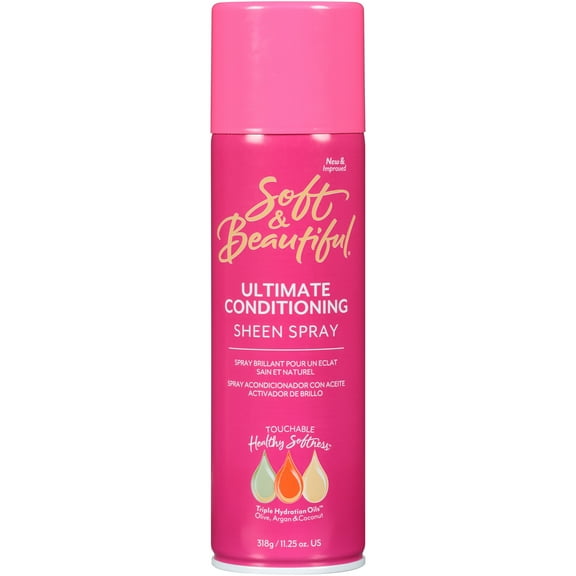 Soft & Beautiful Ultimate Conditioning Sheen Spray 11.25 oz. Aerosol Can
