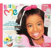 Soft & Beautiful Just for Me No-Lye Conditioning Creme Relaxer Kit-Childrens Super 1 Ea Pack of 3