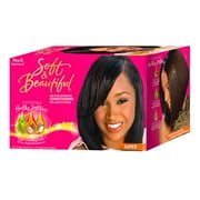 Soft & Beautiful Super No Lye Ultimate Conditioning Relaxer System Kit,Pack of 3